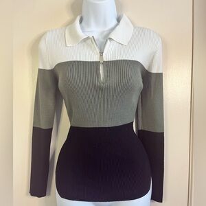 No Boundaries Ribbed Long Sleeve Pullover Sweater